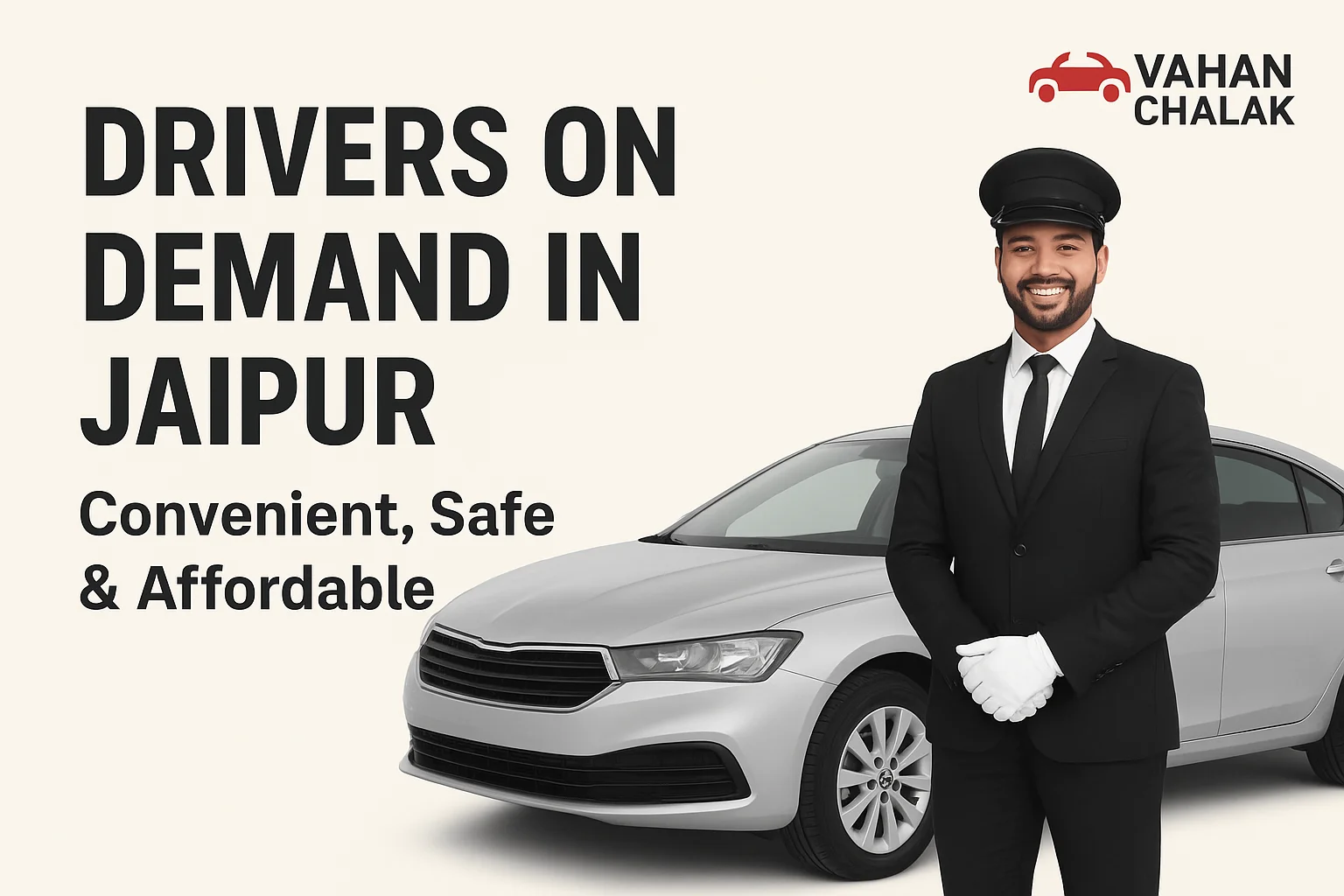 Drivers on Demand in Jaipur | Hire Professional Chauffeurs Anytime | Vahan Chalak