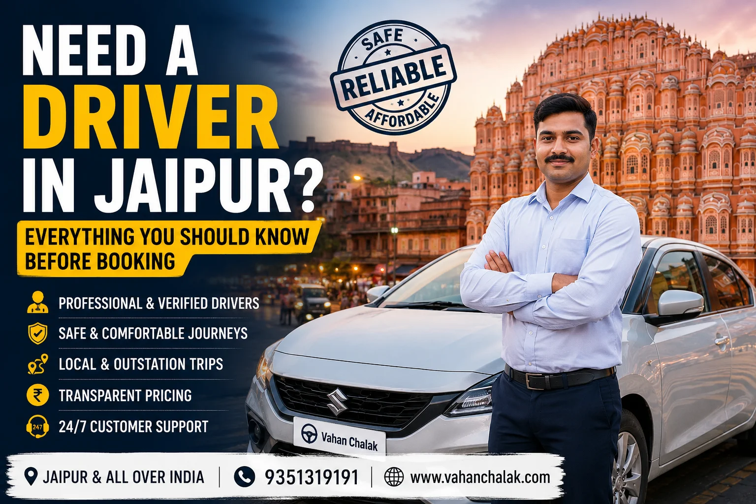Need a Driver in Jaipur? Everything You Should Know Before Booking
