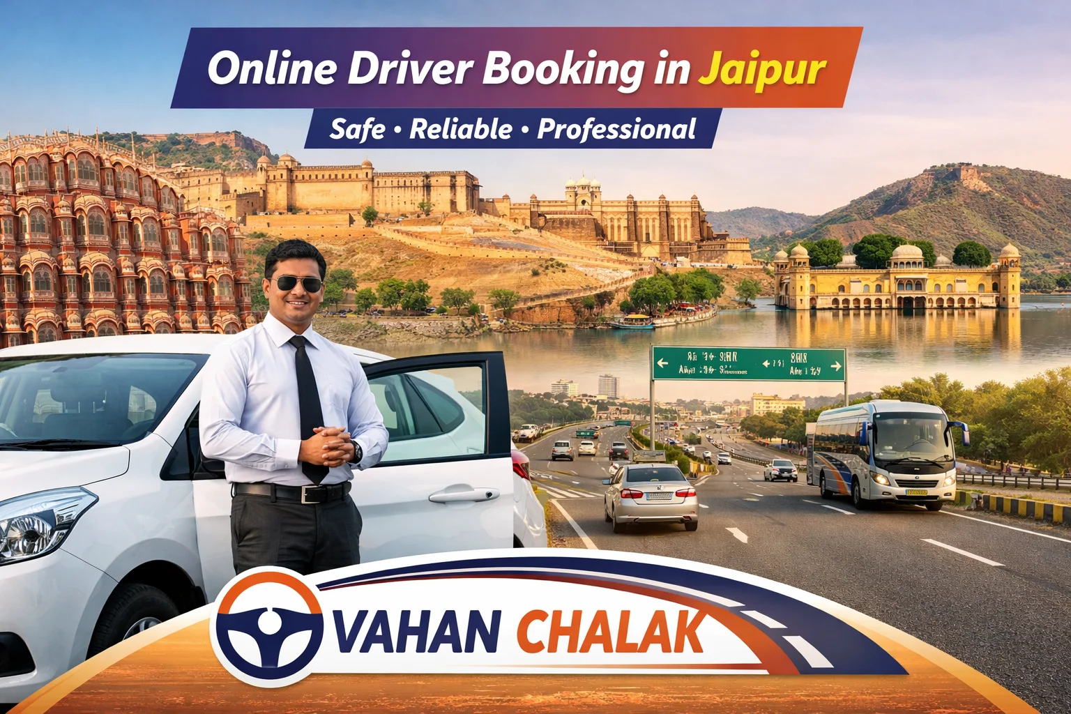 Online Driver Booking in Jaipur | Professional Driver Service