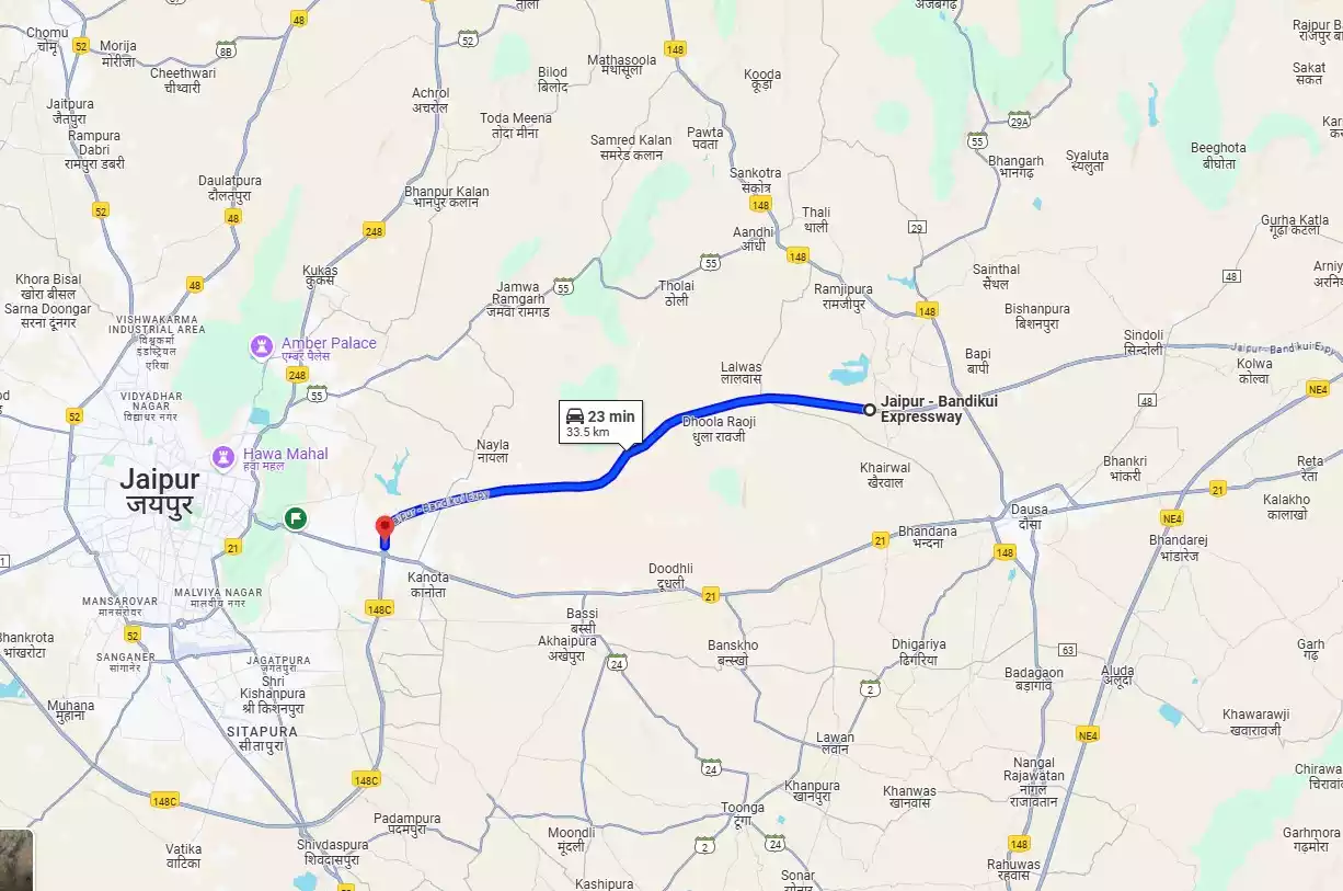 Jaipur-Bandikui Expressway Opens for Traffic – Boost to Rajasthan's Infrastructure Jaipur-Bandikui Expressway Open