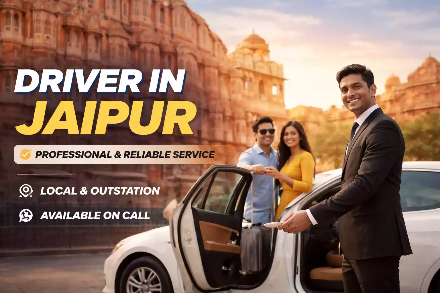 Driver in Jaipur Services Growing Rapidly as Demand for Professional Drivers Increases